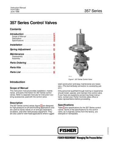 fisher control valve parts diagram