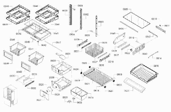 thermador dishwasher parts diagram