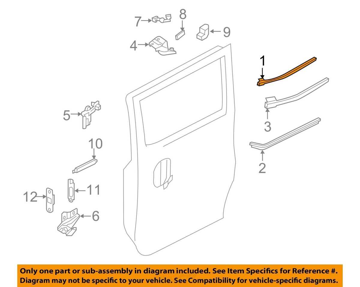 chevy silverado door parts diagram