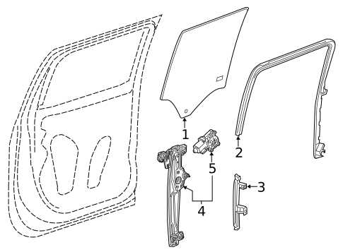 chevy silverado door parts diagram