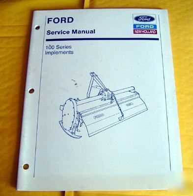 ford 105a tiller parts diagram