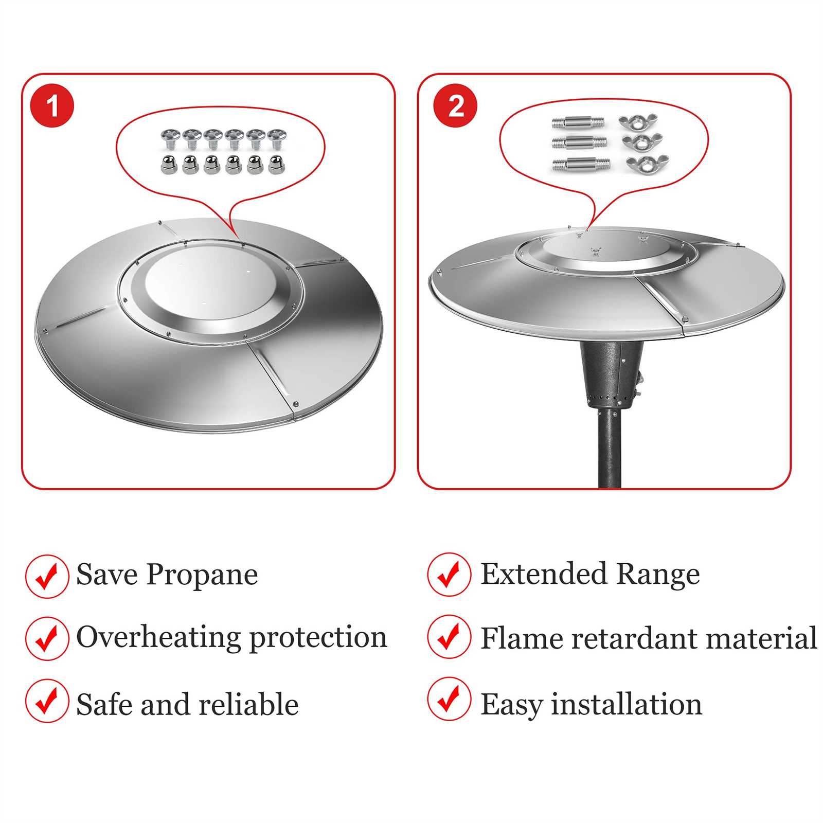 replacement patio heater parts diagram