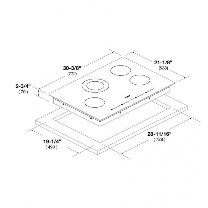 ge profile cooktop parts diagram