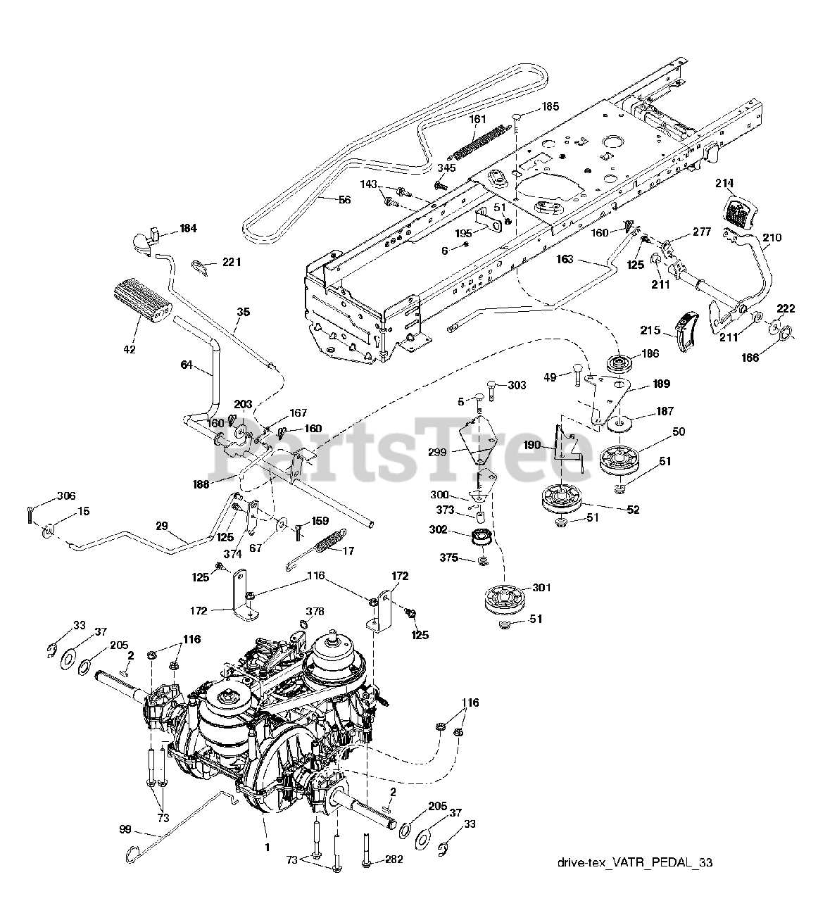 poulan pro lawn tractor parts diagram