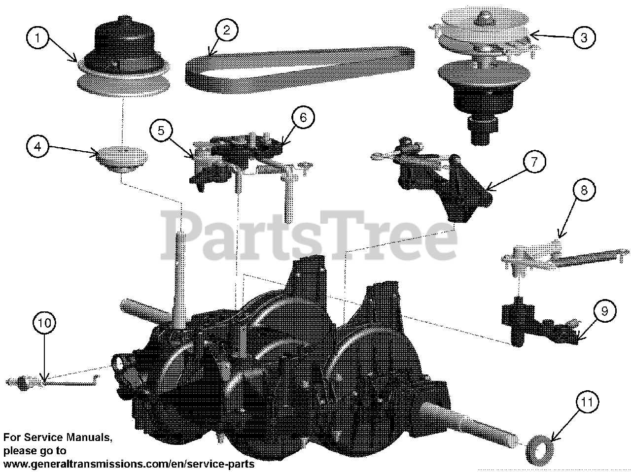 general transmission rs800 parts diagram