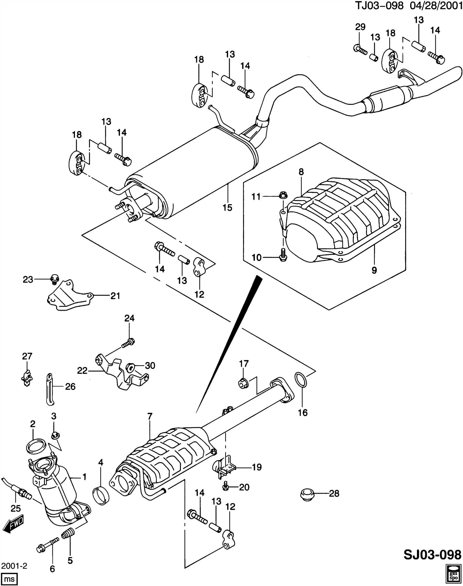 geo tracker parts diagram