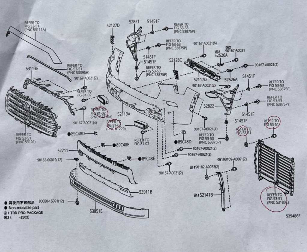 toyota tundra front end parts diagram