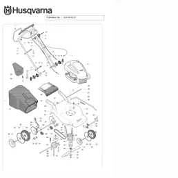 husqvarna lawn tractor parts diagram