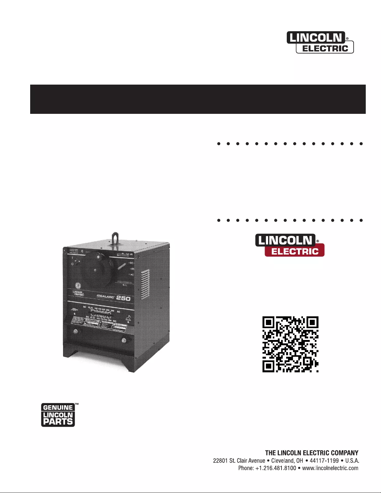 lincoln idealarc 250 parts diagram