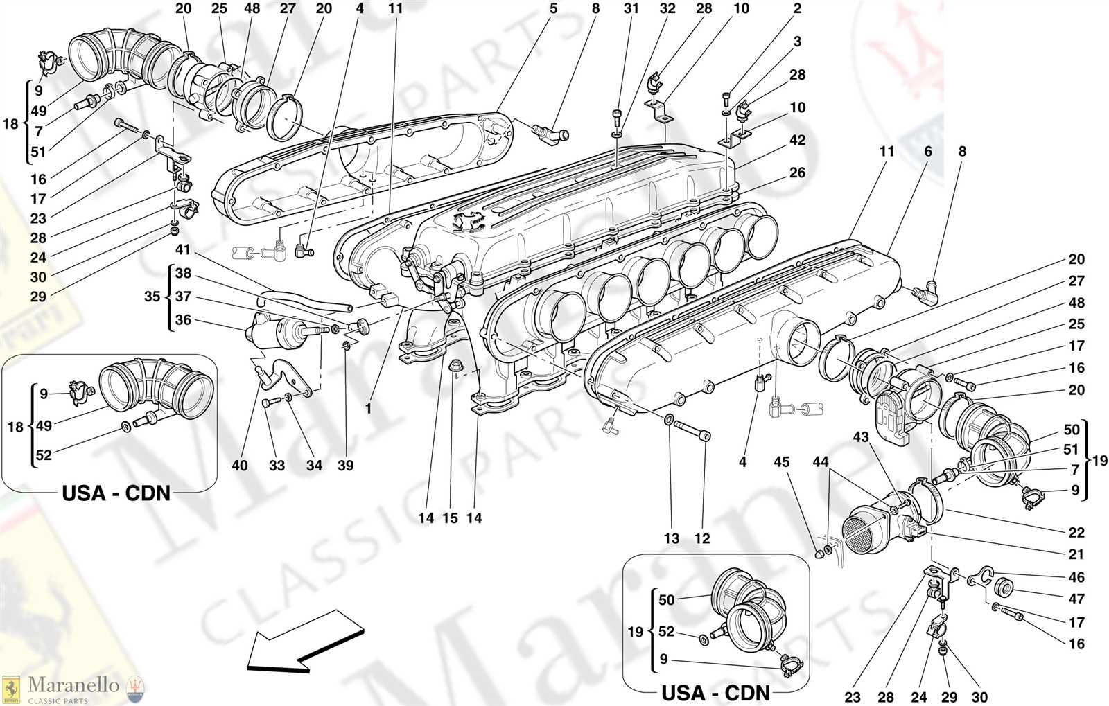 intake manifold parts diagram