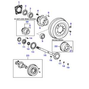 wheel bearing parts diagram