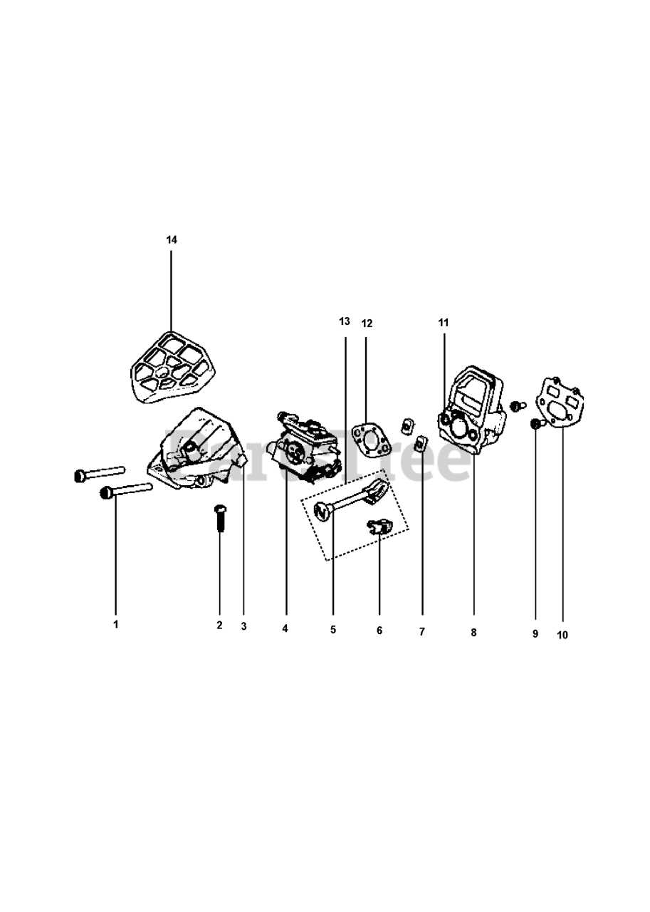 husqvarna 120 chainsaw parts diagram