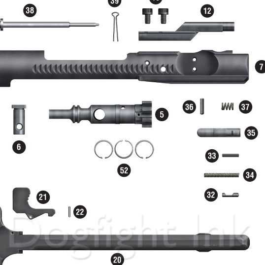 ar 15 exploded parts diagram