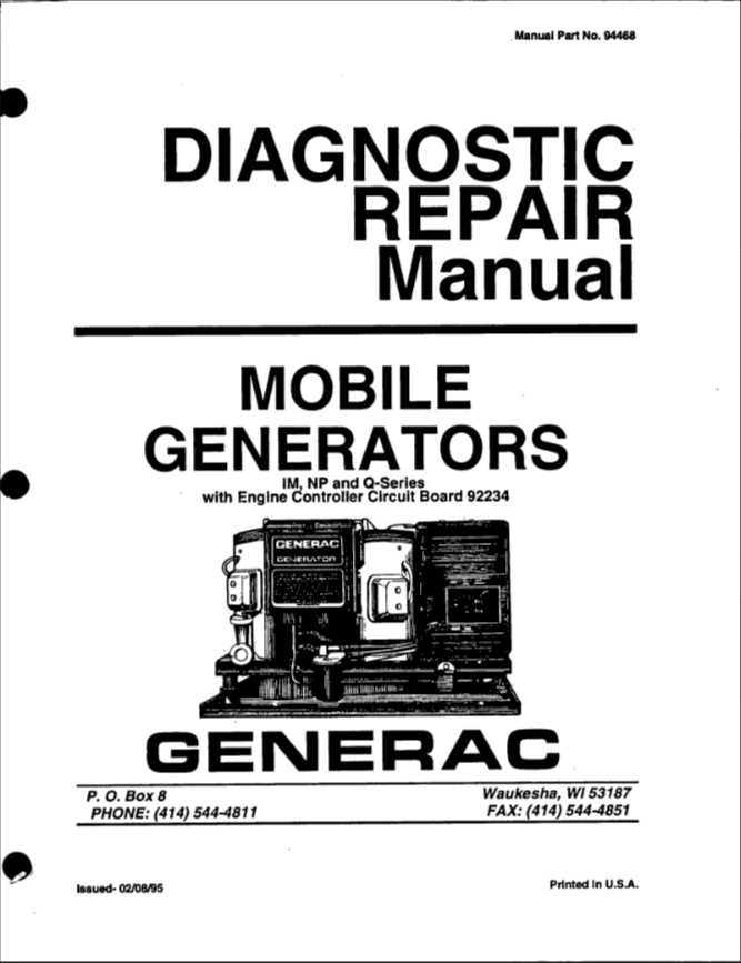 generac gp8000e parts diagram