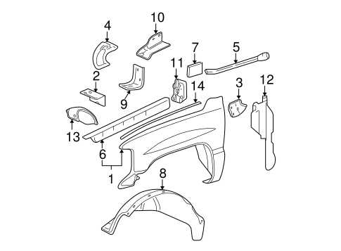 2005 gmc sierra 1500 parts diagram