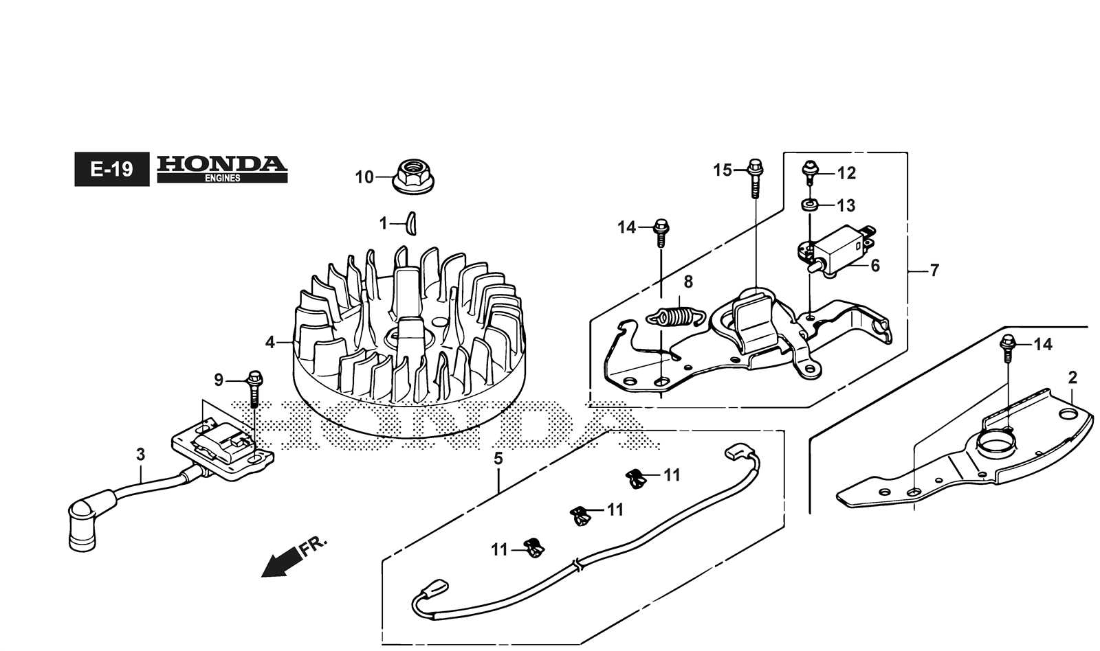 honda gcv190 parts diagram