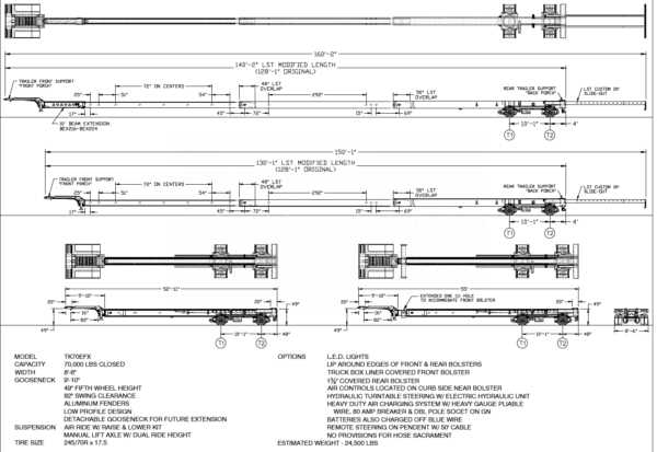 trail king lowboy parts diagram