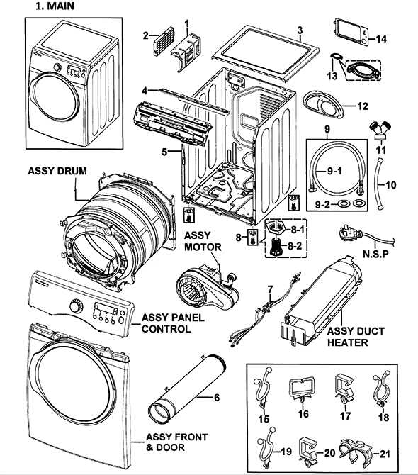 insignia dryer parts diagram