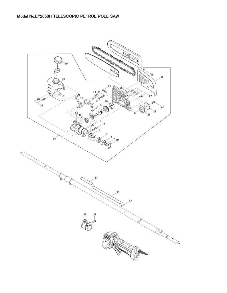 stihl 291 parts diagram