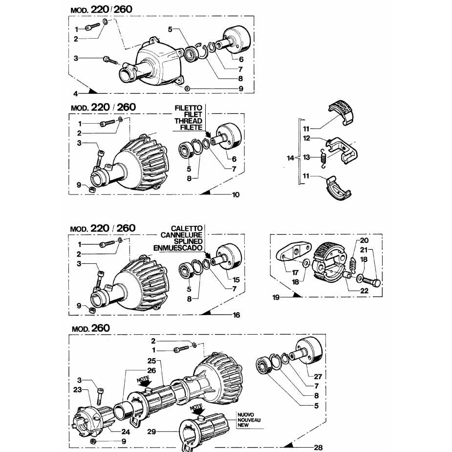 jonsered 260 parts diagram