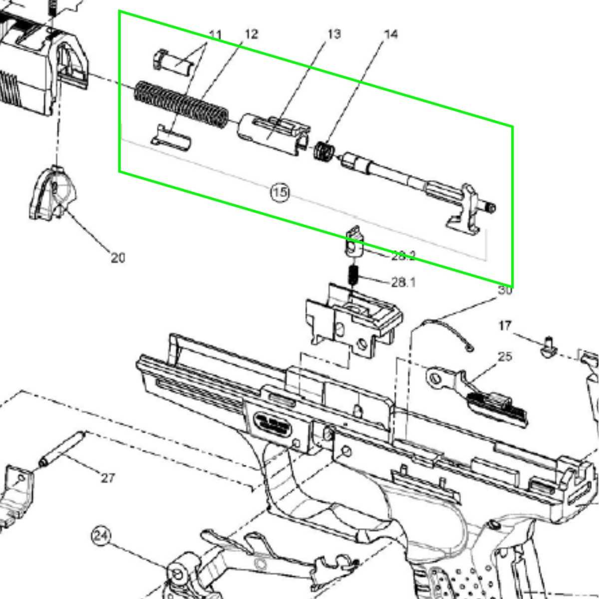 walther p99 parts diagram