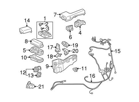 toyota avalon parts diagram