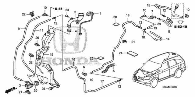 2007 honda cr v body parts diagram