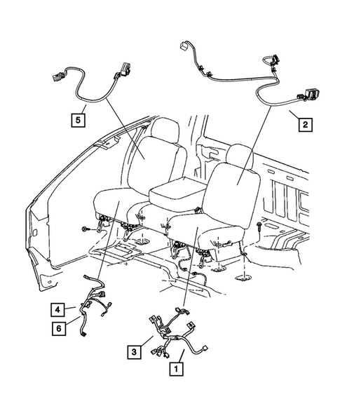 dodge ram interior parts diagram