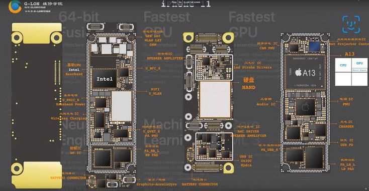 iphone 10 parts diagram
