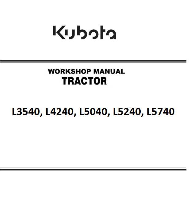 kubota l5740 parts diagram