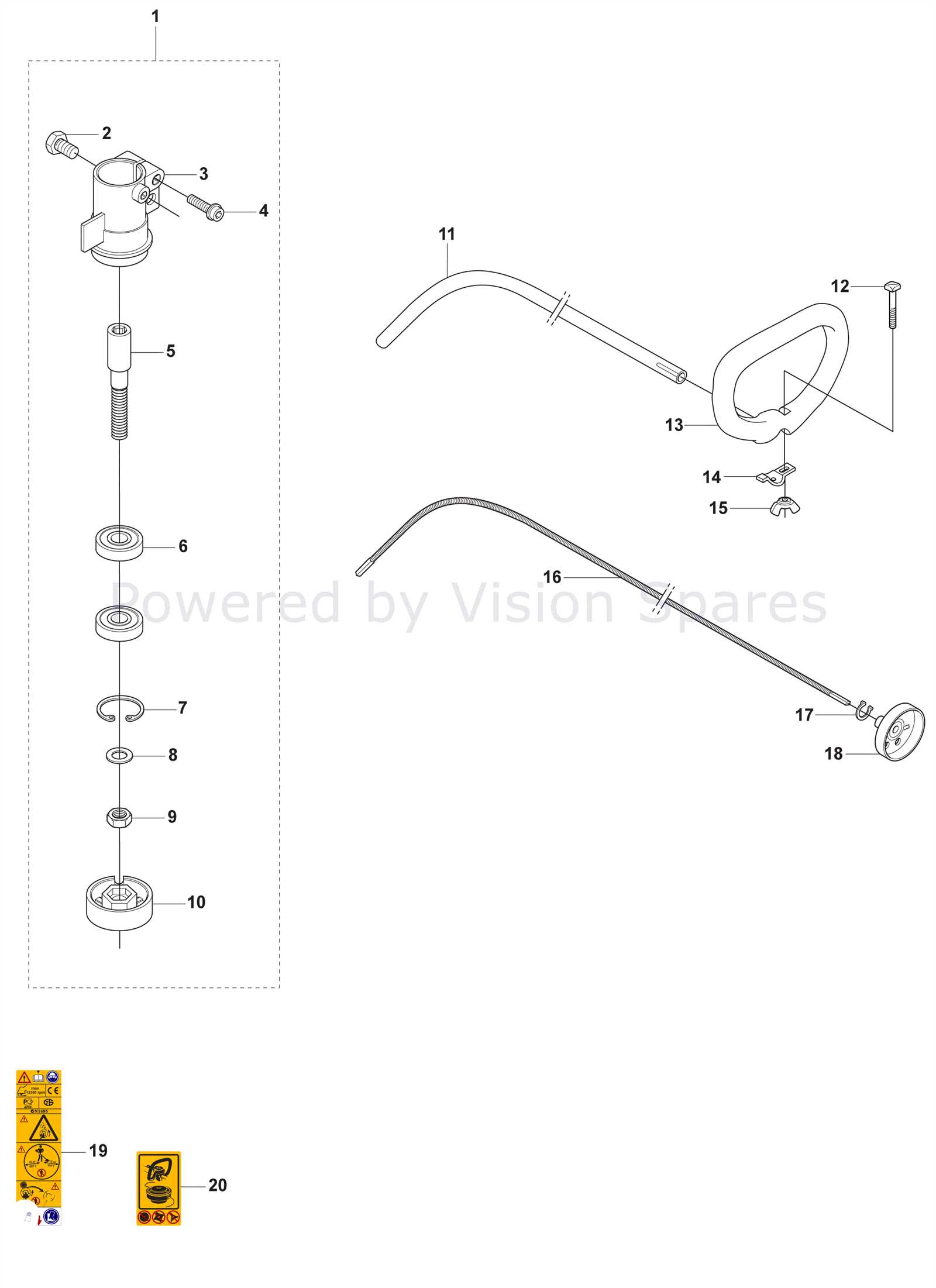 troy bilt weed eater parts diagram