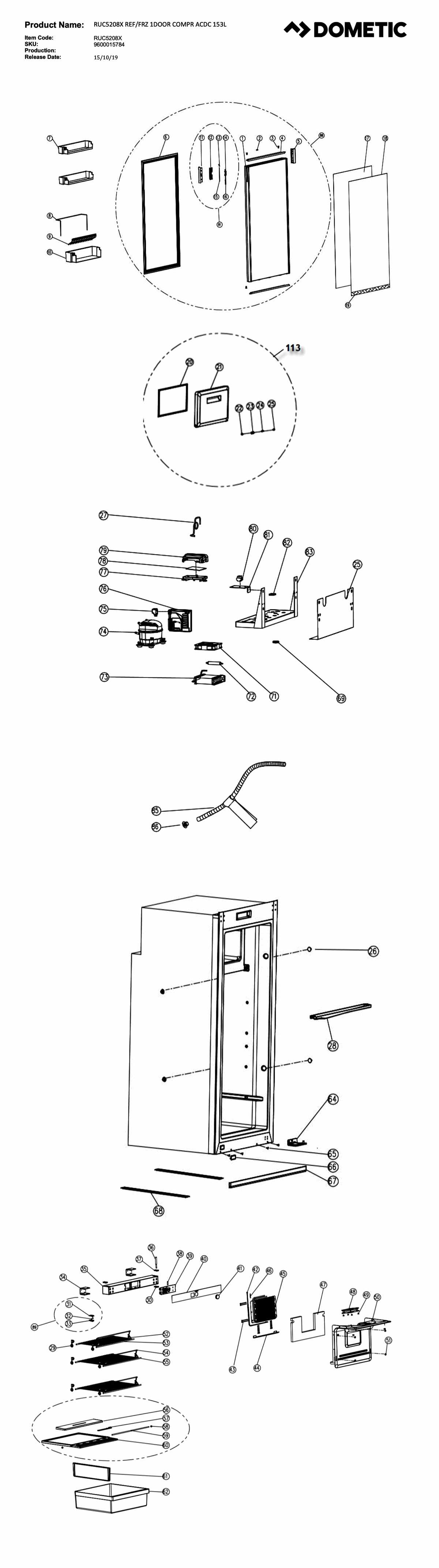 samsung fridge freezer parts diagram