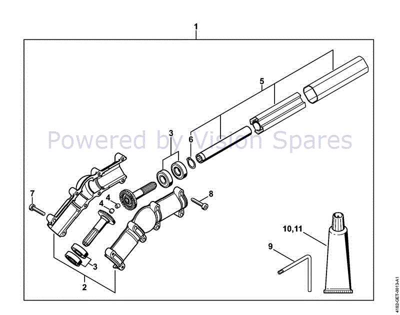 stihl ht 133 pole saw parts diagram