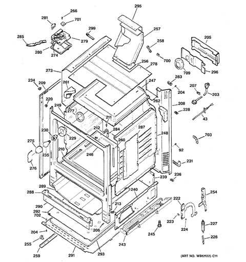 five star range parts diagram