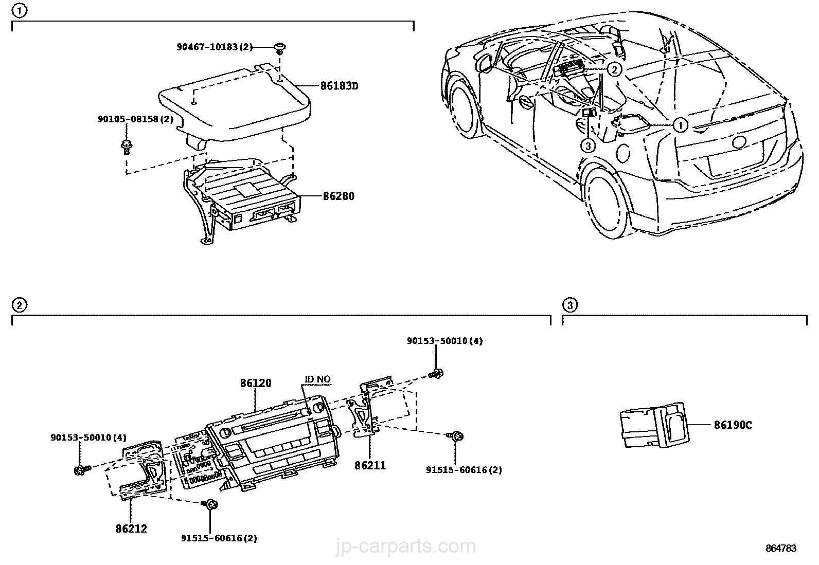 2010 toyota prius parts diagram