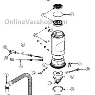 hoover max extract 77 parts diagram