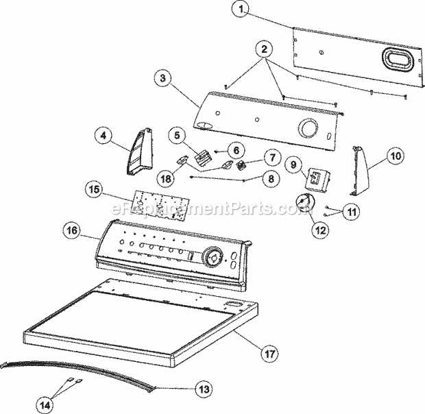 kenmore elite he3 washer parts diagram