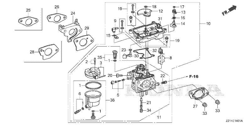 honda fg110 parts diagram