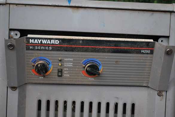 hayward h250 pool heater parts diagram