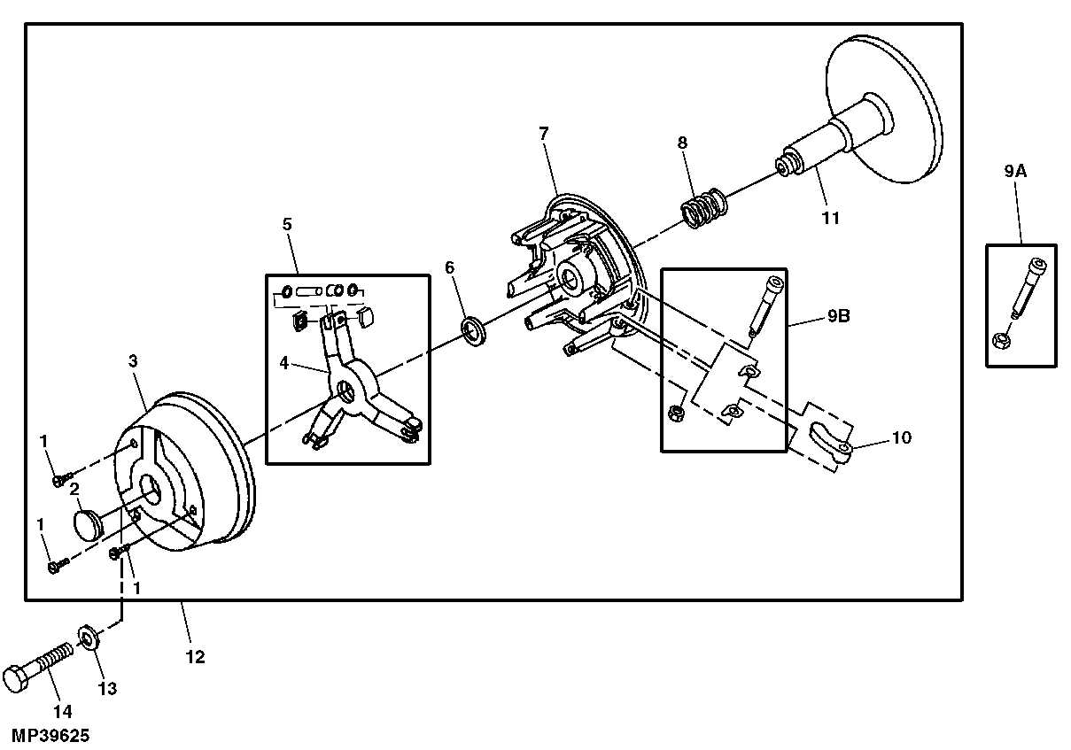 john deere 4x2 gator parts diagram