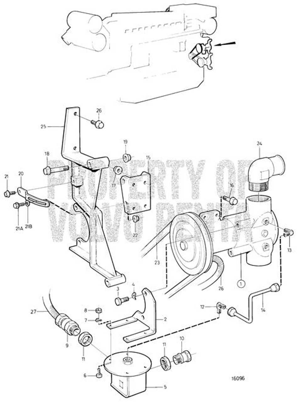 volvo penta marine parts diagram