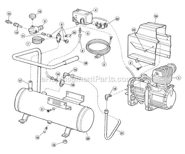 rolair compressor parts diagram