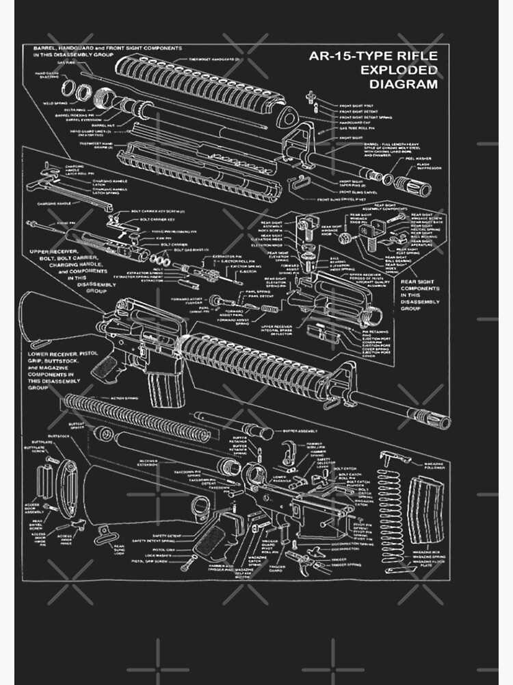 ar 15 exploded parts diagram