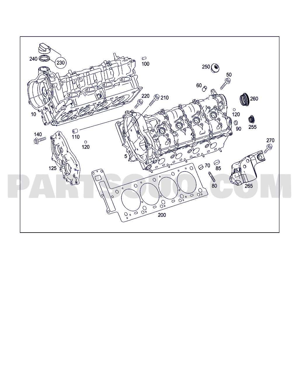 mercedes gl450 parts diagram