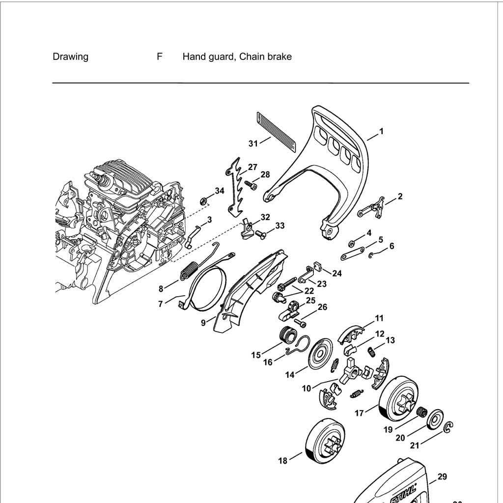 stihl ms391 parts diagram