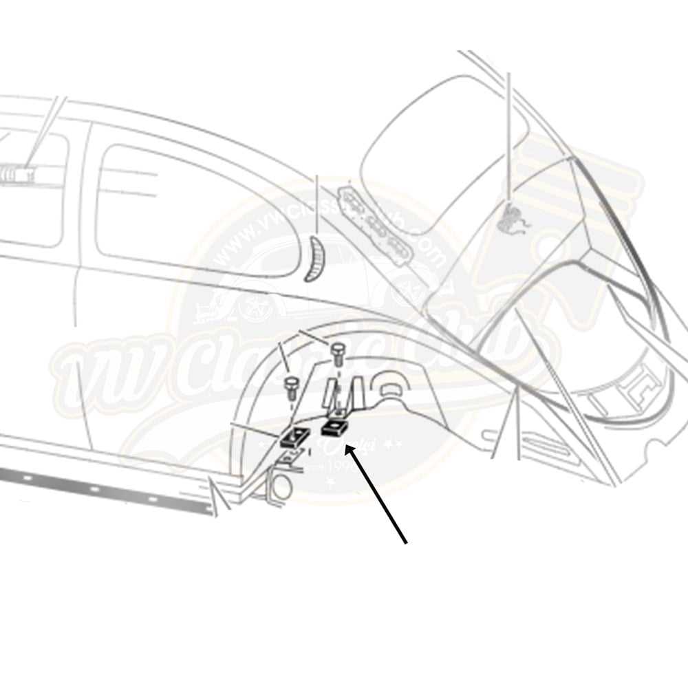 vw beetle body parts diagram