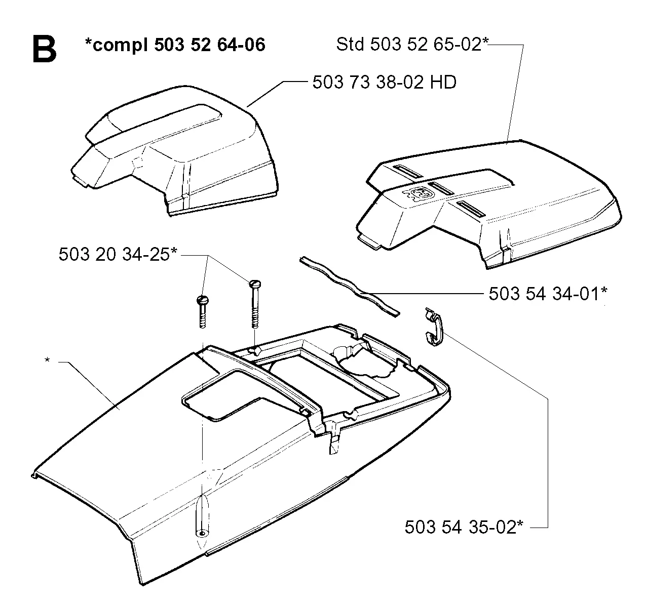 husqvarna 394xp parts diagram