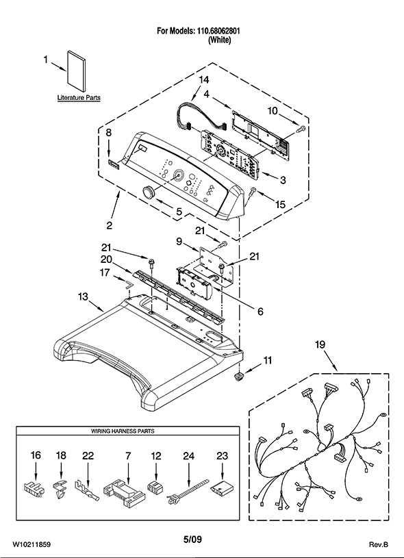 kenmore dryer parts diagram