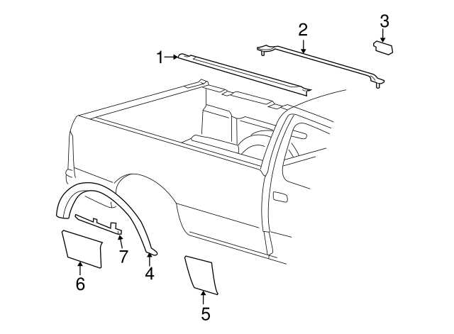 2005 ford f150 body parts diagram