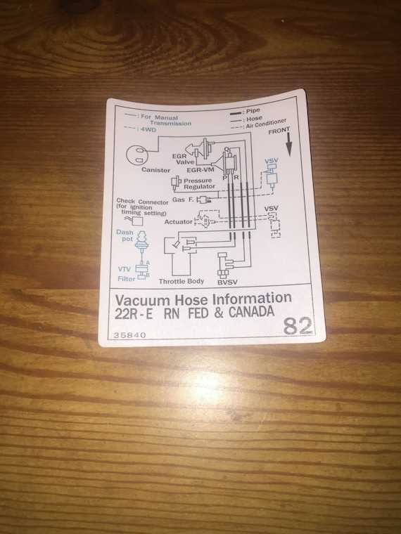 1987 toyota pickup parts diagram